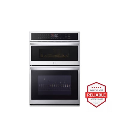 Lg 6.4 cu. ft. Smart Combination Convection Wall Oven WCEP6423F